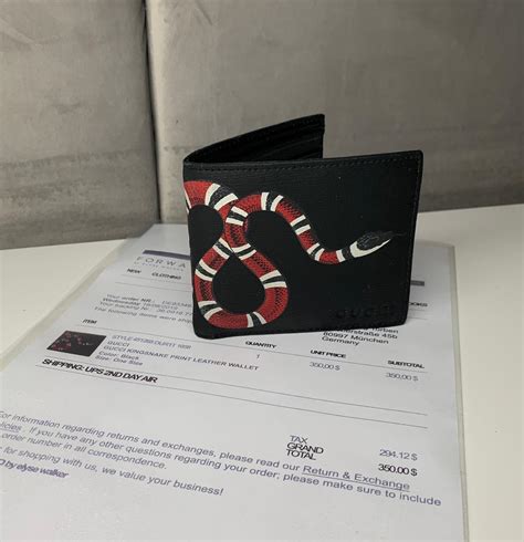 gucci portemonnaie schlange